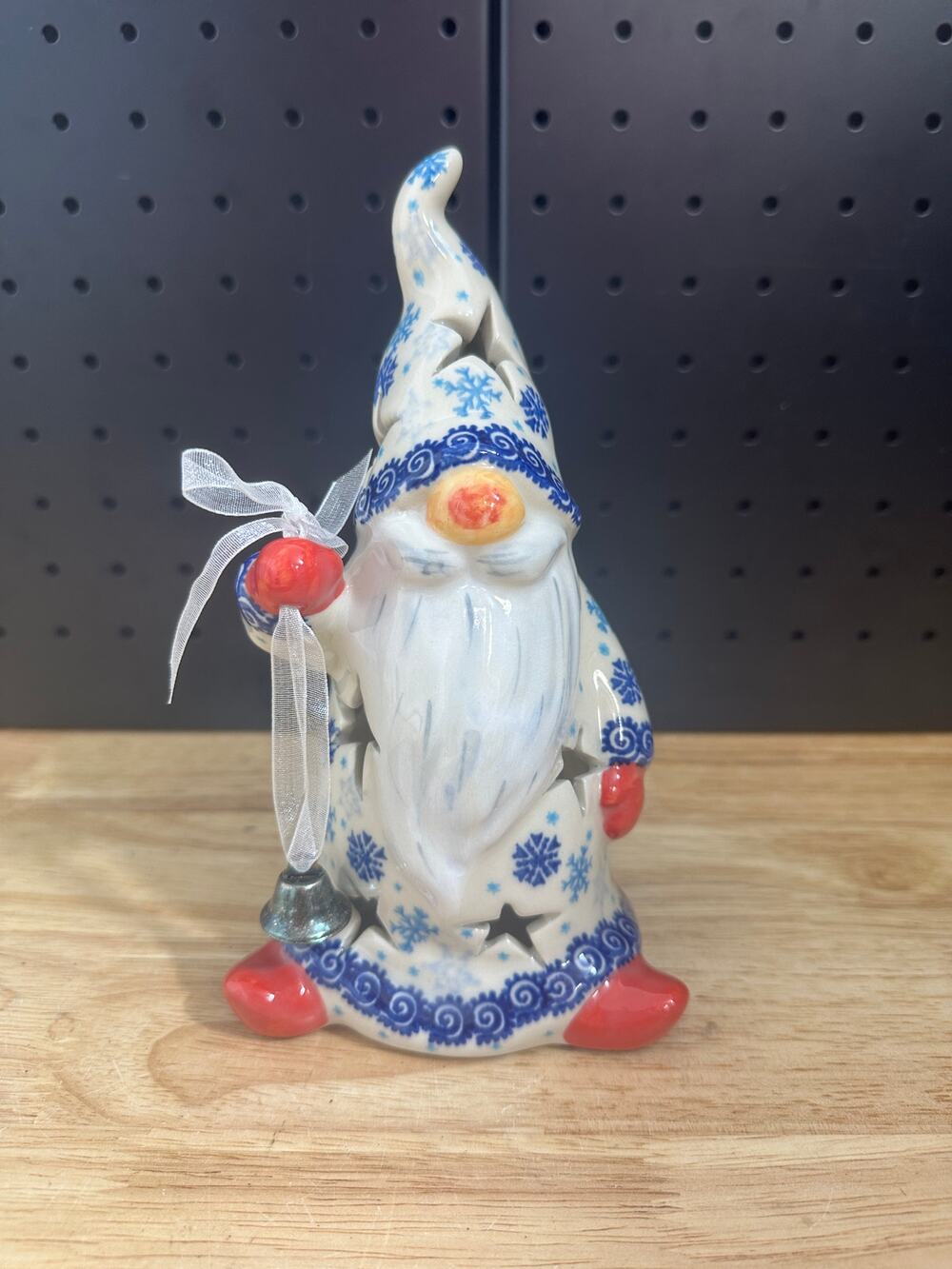 Boleslawiec Polish Pottery Gnome Winter 8โ Tall